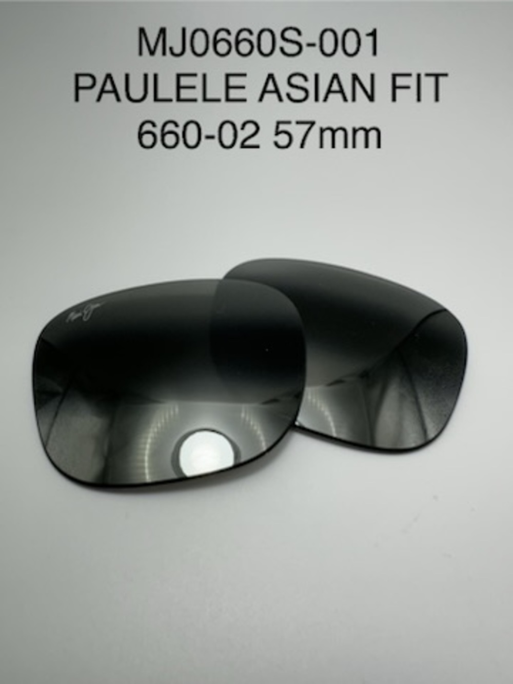 Factory Replacement Lenses for Maui Jim Paulele MJ0660S-001 57mm Neutral Gray